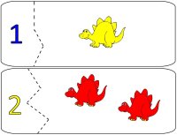 Dinosaur Numbers Puzzles