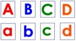 Preschool October Theme Literacy Letters A, B, C & D