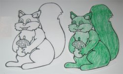 Squirrel Color Song Activity