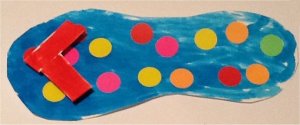 Preschool Beach Theme Craft - Flip Flop