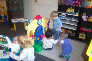 Toddlers Playing