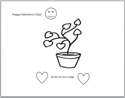 Happy Valentine's Day Coloring Book